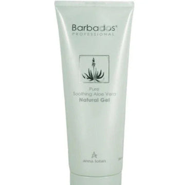 אנה לוטן Barbados ג'ל טבעי (Natural Gel) להרגעת סבוריאה, אדמומיות וגירויים בעור פנים וגוף באריזה מקצועית חסכונית 250 מ"ל