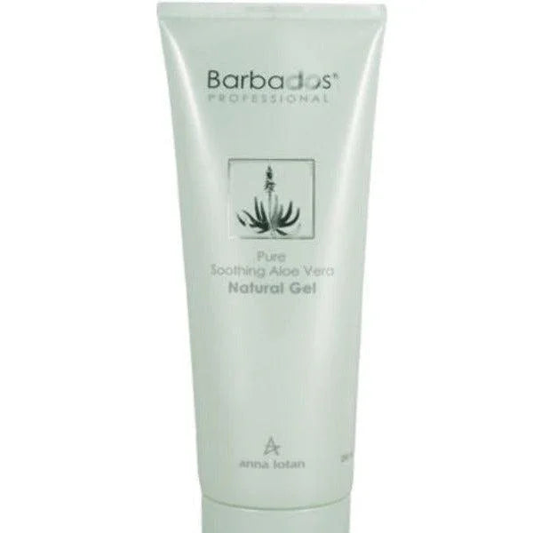 אנה לוטן Barbados ג'ל טבעי (Natural Gel) להרגעת סבוריאה, אדמומיות וגירויים בעור פנים וגוף באריזה מקצועית חסכונית 250 מ"ל