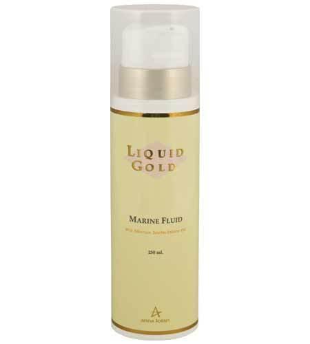 אנה לוטן Liquid Gold מארין פלואיד (Marine Fluid) סרום לחות קליל המועשר באובליפיחה ואצות ים באריזה מקצועית 250 מ"ל