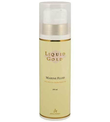 אנה לוטן Liquid Gold מארין פלואיד (Marine Fluid) סרום לחות קליל המועשר באובליפיחה ואצות ים באריזה מקצועית 250 מ"ל