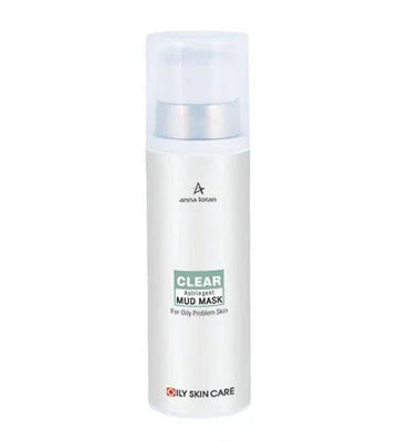 אנה לוטן Clear מסיכת בוץ מכווצת (Astringent Mud Mask) לניקוי עמוק, כיווץ נקבוביות וספיחת שומן בעור שמן ובעייתי 250 מ"ל