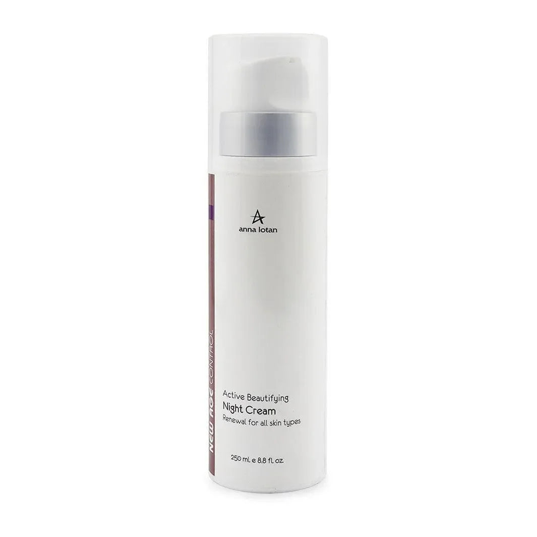 אנה לוטן New Age Active Beautifying Night Cream קרם לילה מחדש ומזין על בסיס חומצות פירות ואומגה לשיקום עור בוגר 250 מ"ל
