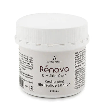 אנה לוטן Renova ביו-אסנס (Bio-Essence) תמצית הזנה ושיקום אינטנסיבית לעור יבש מאוד ובוגר באריזה מקצועית 250 מ"ל