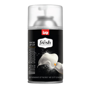 מיכל מילוי סנו פרש למכשיר אוטומטי בניחוח White Blossom פריחה לבנה עוצמתית 250 מ"ל