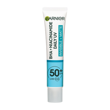 תחליב הגנה יומי גרנייה Pure Active SPF50+ לעור שמן ובעייתי המכיל חומצה סליצילית וניאצינמיד למראה מאט