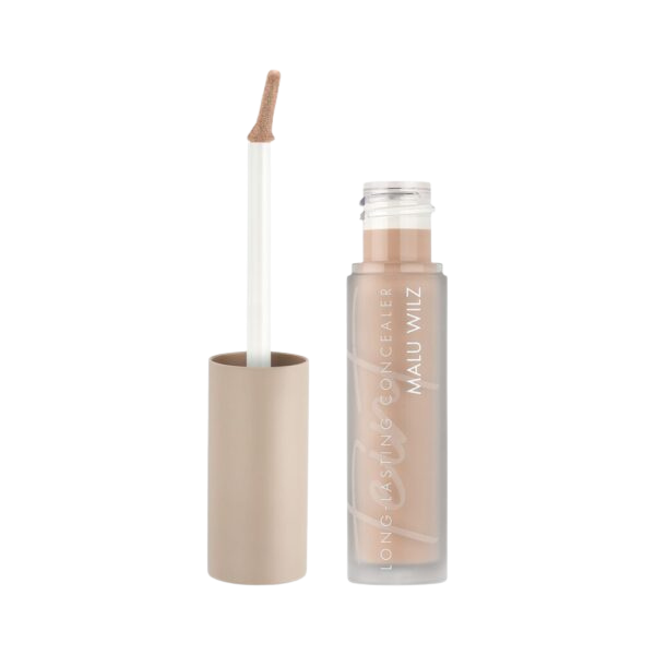 Malu Wilz Long Lasting Concealer 7ml professional liquid concealer with light-reflecting pigments and high coverage