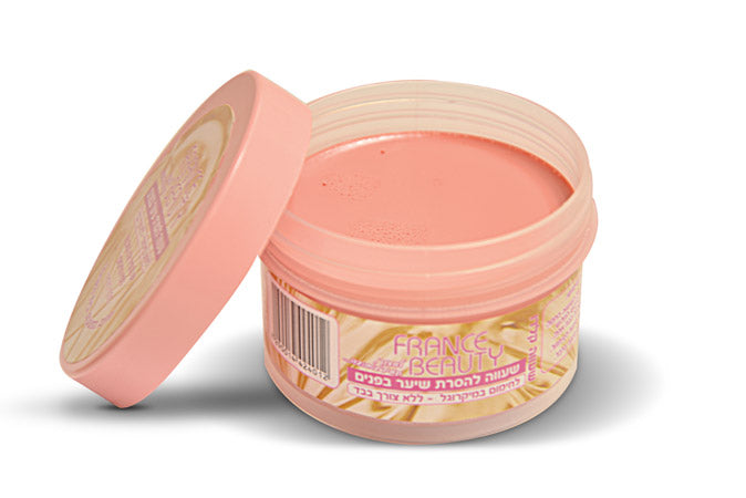 France Beauty Elasto | פראנס ביוטי אלסטו - שעווה ורודה מתקלפת חמה למיקרוגל ללא נייר לעור עדין ושיער כהה