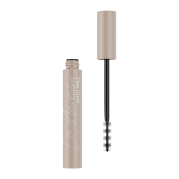 Malu Wilz 24H Mascara professional long-lasting smudge-proof black mascara with flexible rubber brush
