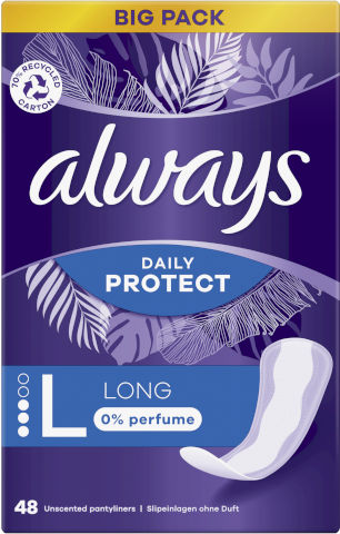 Always רפידות הגנה יומיות ארוכות - נוחות מרבית