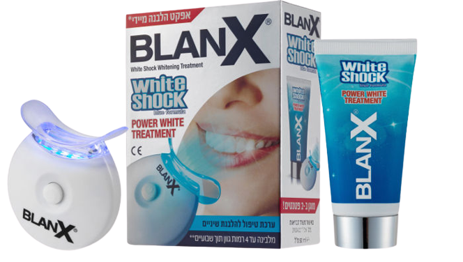 BLANX ערכת הלבנת שיניים ביתית עם LED - אפקט מיידי