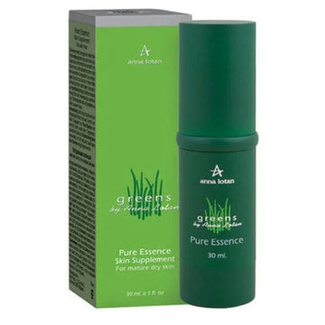 אנה לוטן Greens פיור אסנס (Pure Essence) סרום מרוכז להחלקה ושיקום העור עם אובליפיחה ונבטי סגר 30 מ"ל