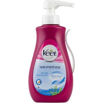 ויט Veet קרם להסרת שיער לעור רגיש | אריזת חיסכון 400 מ"ל - קוסמטיקס