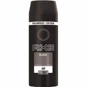 דאודורנט ספריי גוף AXE BLACK 150 מ"ל - רעננות 48 שעות