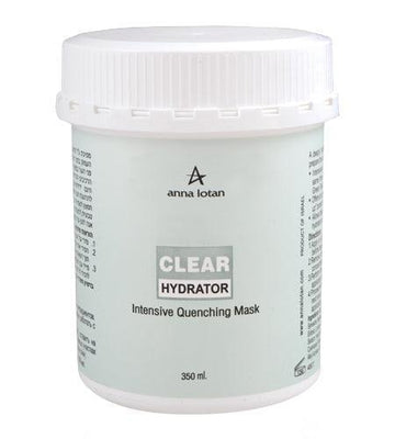 אנה לוטן Clear Hydrator מסיכת לחות אינטנסיבית במרקם ג'ל נטול שומן לעור שמן, מעורב ומיובש באריזה מקצועית 350 מ"ל
