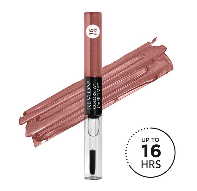 REVLON | רבלון - ColorStay Overtime | שפתון עמיד 16 שעות וגלוס מבריק (דו-צדדי)