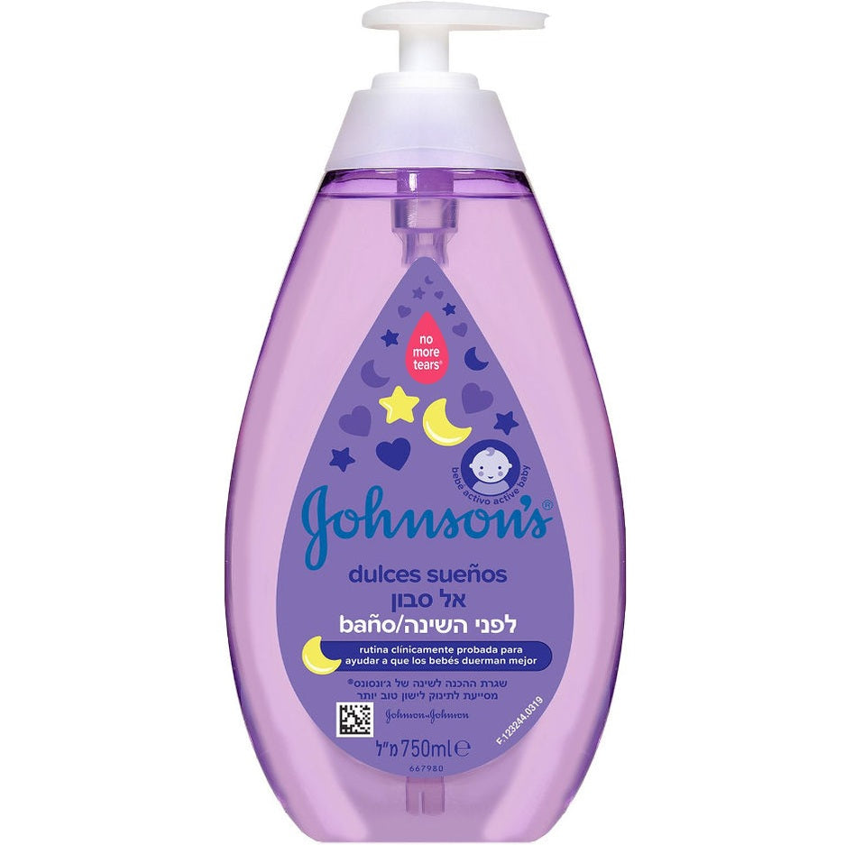סבון לפני השינה ג'ונסונס בייבי אל – ניחוח מרגיע לילדים