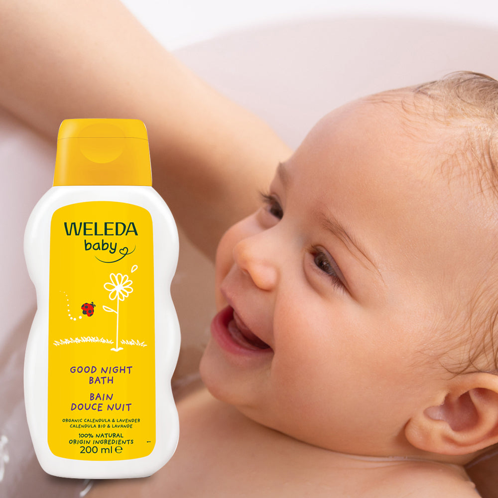 Weleda | וולדה - קרם אמבט לפני השינה לתינוק עם קלנדולה ולבנדר (Bedtime Bath) - 200 מ"ל