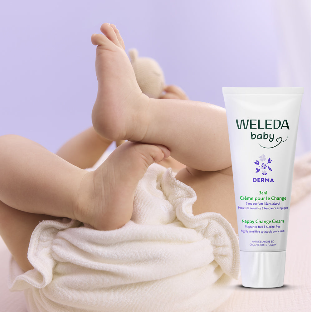 Weleda | וולדה בייבי דרמה - קרם טיפולי לאזור החיתול 3 ב-1 (Baby Derma Nappy Change Cream) - 50 מ"ל