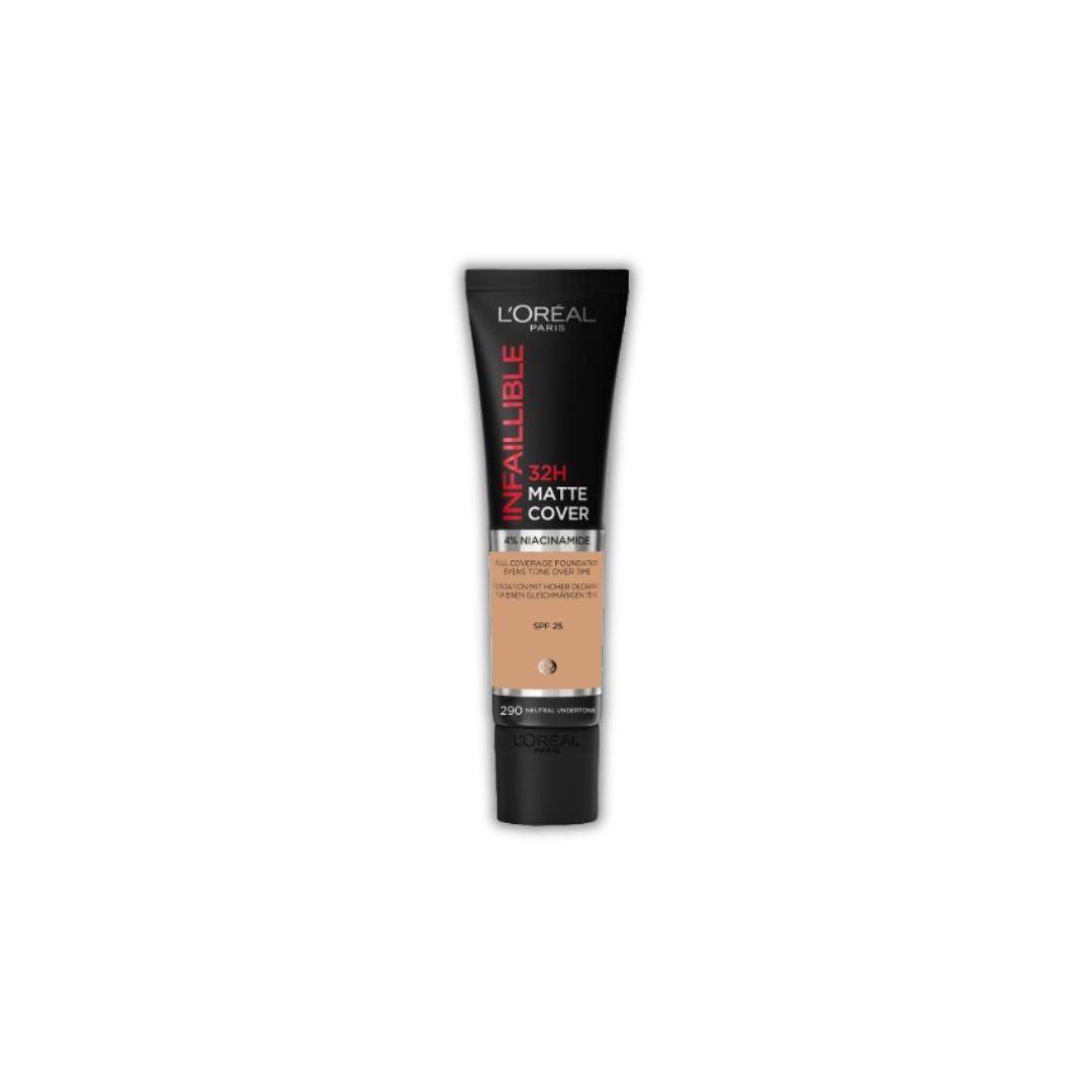 L'Oréal Paris Infaillible 32H Matte Cover | מייקאפ אינפליבל מאט קובר עמיד במיוחד