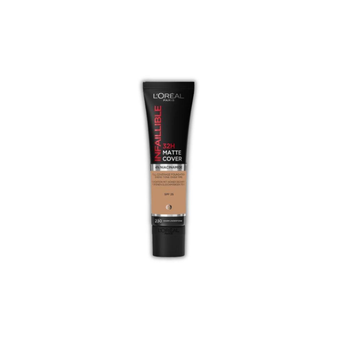 L'Oréal Paris Infaillible 32H Matte Cover | מייקאפ אינפליבל מאט קובר עמיד במיוחד