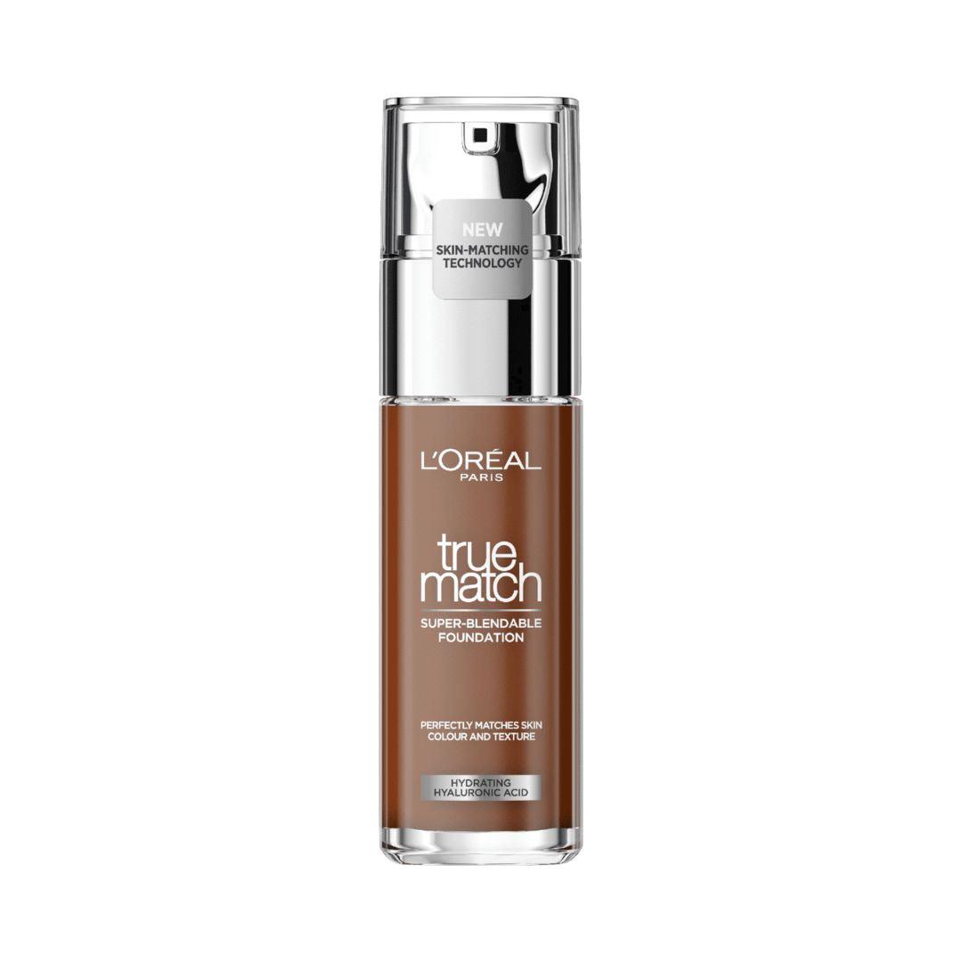 L'Oreal Paris True Match Foundation – מייקאפ למראה טבעי והתאמה מושלמת לגוון העור | 30 מ"ל