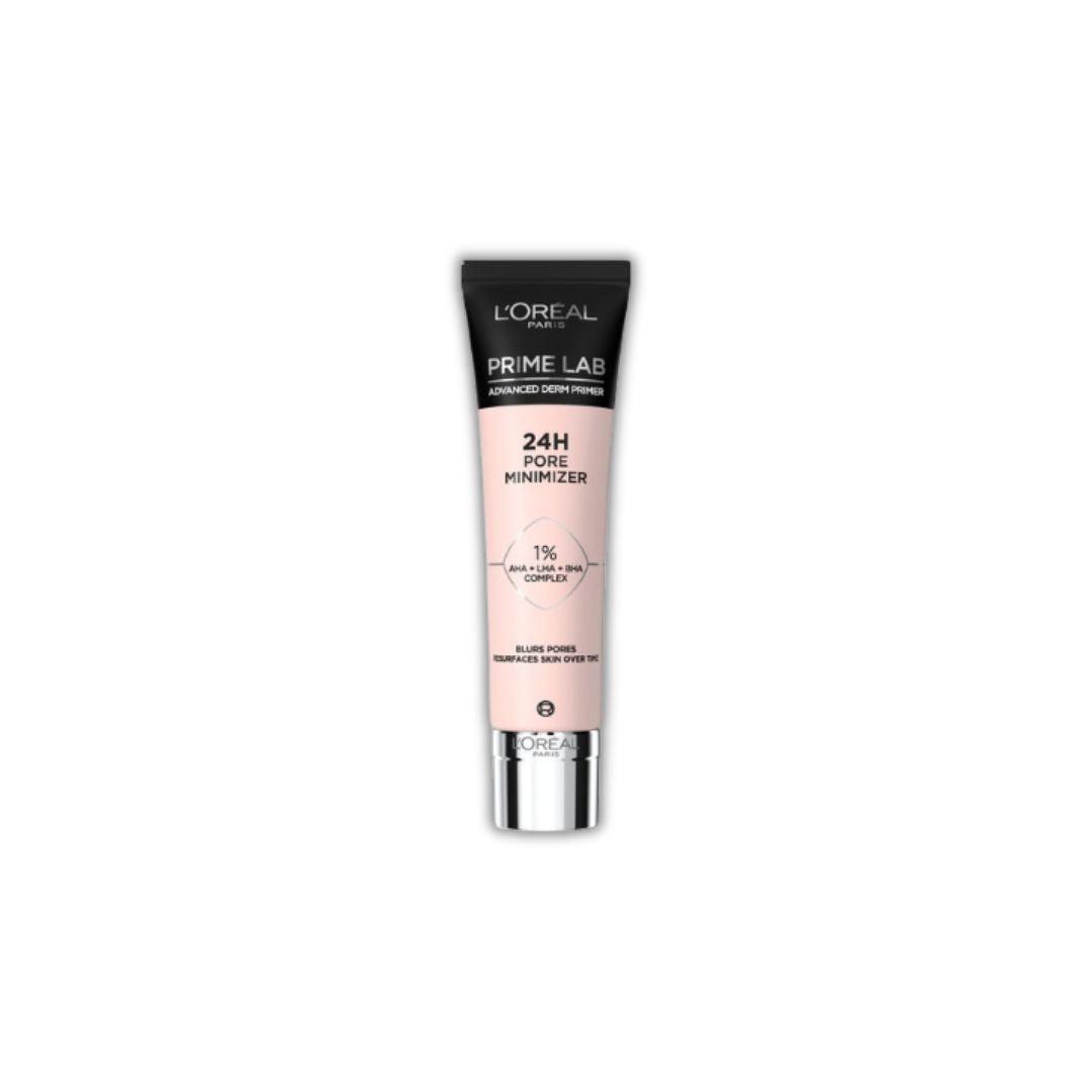 L'Oreal Paris La Base Pro Pore Minimizer לוריאל פריימר לאב מצמצם מראה נקבוביות עד 24 שעות (ורוד)