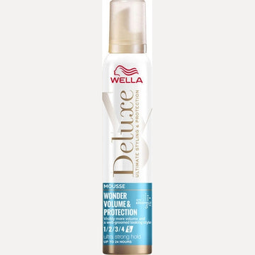 מוס וולה דלוקס Wella Deluxe לנפח והגנה על הקרטין עם תרכובת KERASHIELD 5 - גודל 75 מ"ל