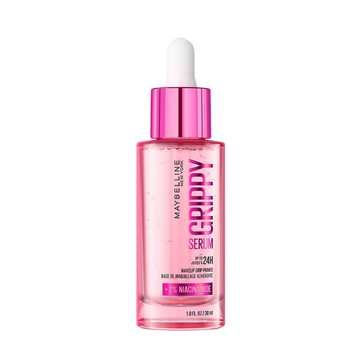 פריימר סרום מייבלין Grippy Serum Primer עם 2% ניאצינמיד לאחיזת איפור עד 24 שעות