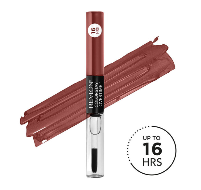 REVLON | רבלון - ColorStay Overtime | שפתון עמיד 16 שעות וגלוס מבריק (דו-צדדי)