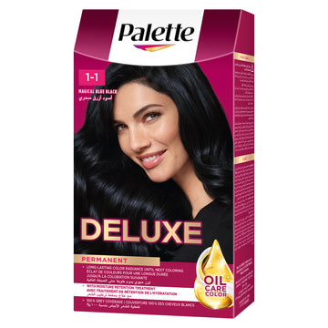 Palette | פאלטה Deluxe Oil-Care Color - ערכת קרם צבע שיער קבוע עשיר בשמנים ללא סיליקון וכיסוי לבן מלא