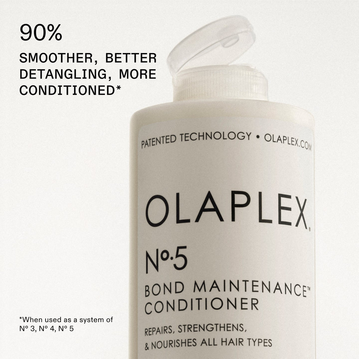OLAPLEX Nº.5 | אולפלקס מספר 5 מרכך משקם ומקבע קשרים מולקולריים מרוכז במיוחד להתרת קשרים, רכות וברק (250 מ"ל)