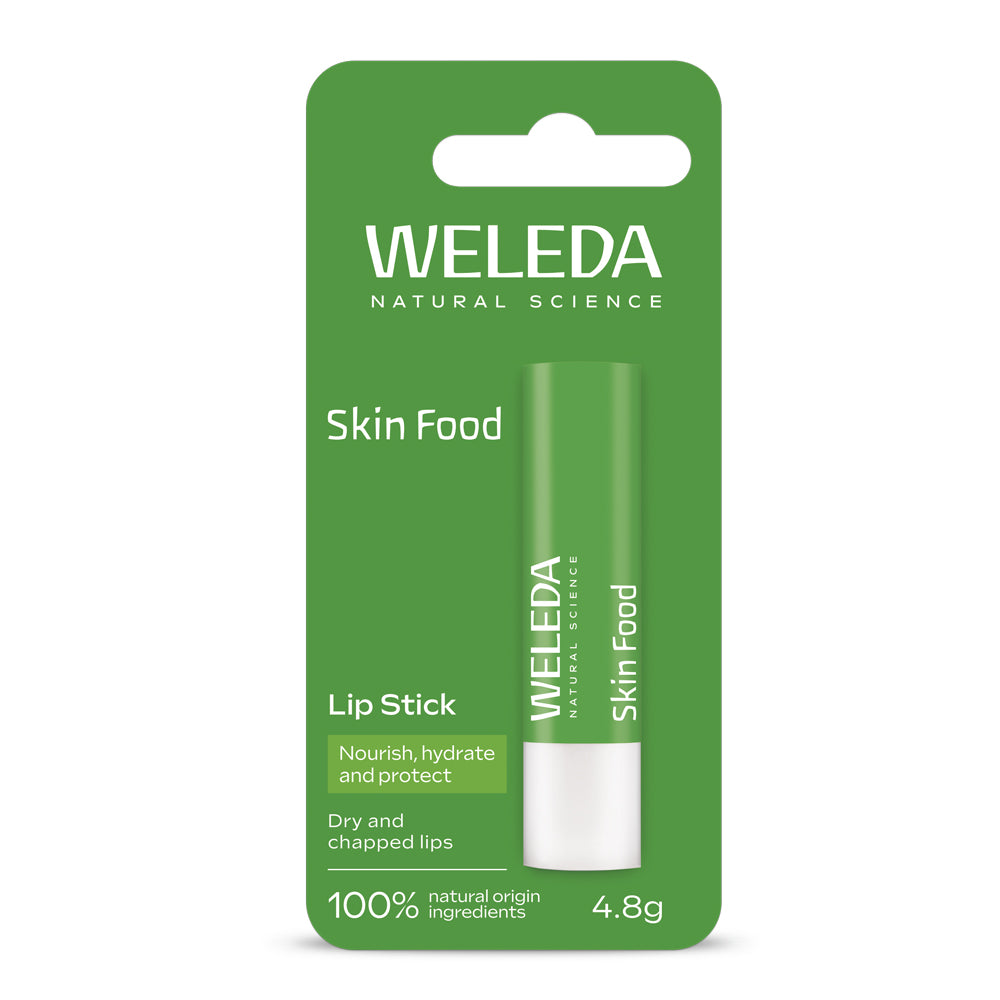 Weleda | וולדה - שפתון סקין פוד להזנה אינטנסיבית ושיקום שפתיים יבשות (Skin Food Lip Butter) - 8 מ"ל