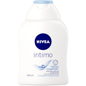 תחליב ניקוי NIVEA Intimo Sensitive לשטיפה אינטימית לעור רגיש עם אלוורה ופנטנול לשמירה על pH מאוזן