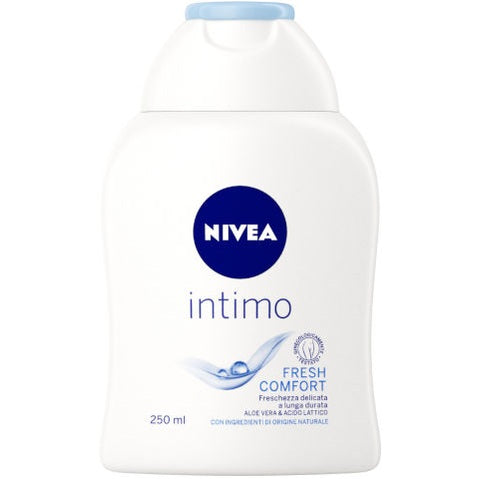 תחליב ניקוי NIVEA Intimo Sensitive לשטיפה אינטימית לעור רגיש עם אלוורה ופנטנול לשמירה על pH מאוזן