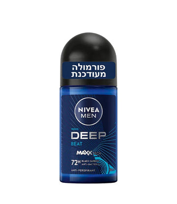NIVEA MEN | ניוואה מן - Deep Beat | דאודורנט רול-און להגנה עוצמתית וניחוח אורבני
