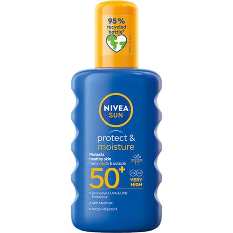 תחליב הגנה ולחות ניוואה סאן SPF50+ להגנה מקסימלית מהשמש ועמידות גבוהה במים
