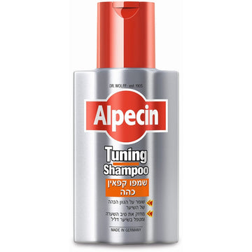 אלפסין שמפו כהה אפקט צבע וחיזוק השורש 200 מ"ל | Alpecin Tuning Shampoo