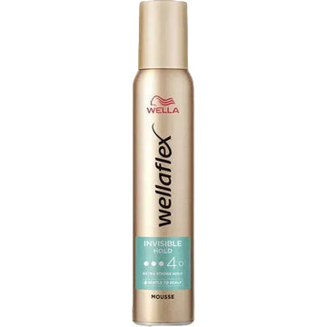 מוס וולה פלקס Wellaflex Ultra Strong עם הגנת UV ושמן מקדמיה - אריזת 200 מ"ל