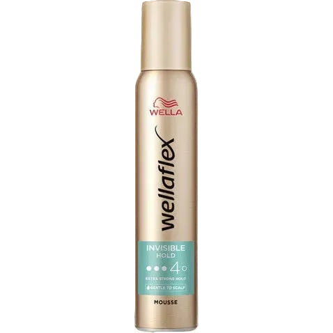 מוס וולה פלקס Wellaflex Ultra Strong עם הגנת UV ושמן מקדמיה - אריזת 200 מ"ל