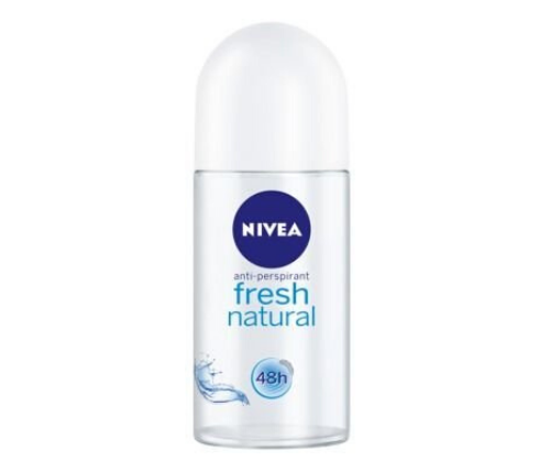 דאודורנט רולאון NIVEA Fresh Natural 50 מ"ל - רעננות 48 שעות