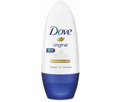 דאודורנט רול און דוב כחול קלאסיק 50 מ"ל עם קרם לחות