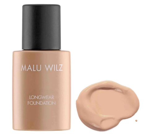 Malu Wilz Longwear Foundation 30ml oil-free makeup with hyaluronic acid for natural long-lasting coverage