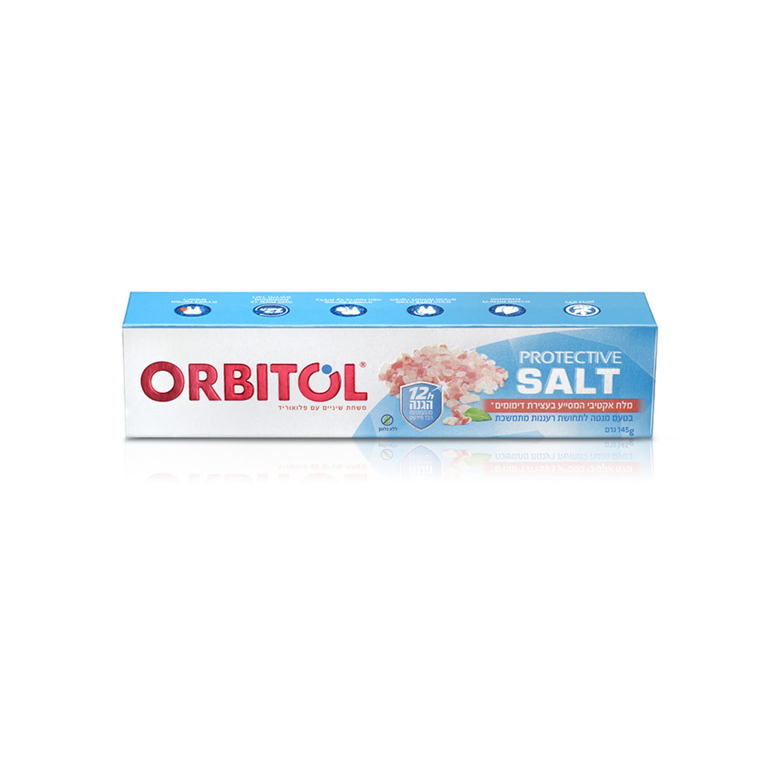 משחת שיניים אורביטול Protective Salt עם מלחים פעילים להגנה על החניכיים 145 גרם