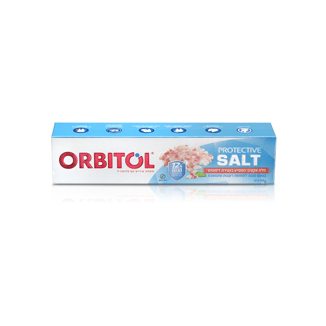 משחת שיניים אורביטול Protective Salt עם מלחים פעילים להגנה על החניכיים 145 גרם
