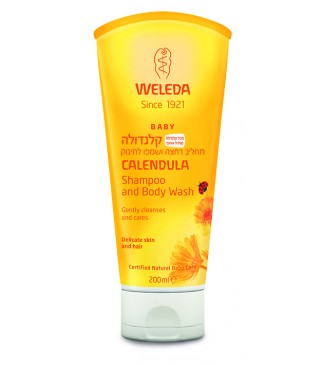 שמפו גוף ושיער אורגני 200 מ"ל - שמן שומשום ושקדים