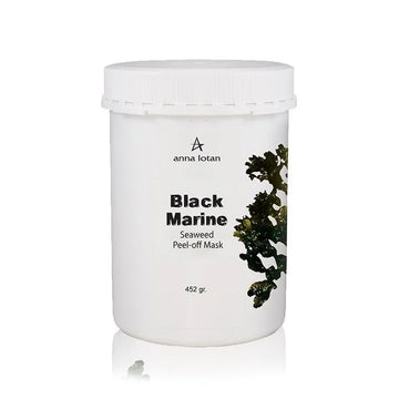 אנה לוטן Black Marine מסיכת אצות ים שחורה מתקלפת לטיהור עמוק וכיווץ נקבוביות 452 גרם