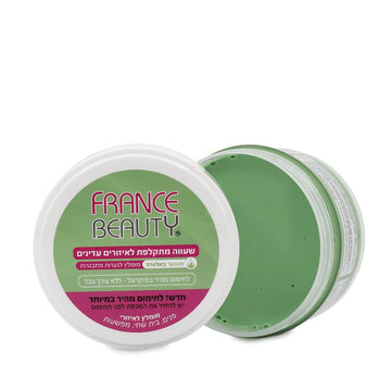 שעווה מתקלפת לאזורים עדינים - France Beauty, 100 מ"ל