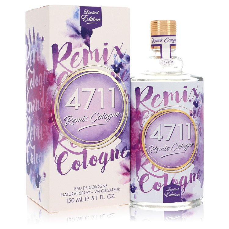 4711 Remix Lavender Eau De Cologne Spray (יוניסקס) מאת 4711 | משלוח חינם לבית ♕ | קומסטיקס ייבוא מקביל