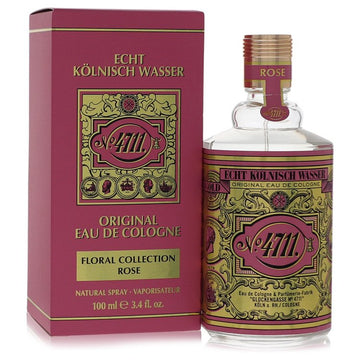 4711 Floral Collection Rose Eau De Cologne ספריי (יוניסקס) מאת 4711 | משלוח חינם לבית ♕ | קומסטיקס ייבוא מקביל