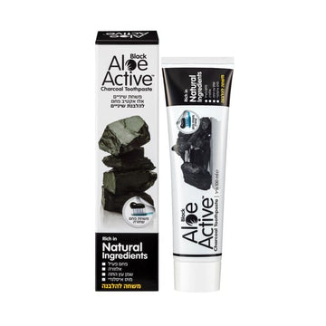 משחת שיניים פחם טבעית להלבנה ורענון נשימה - 100 מ"ל